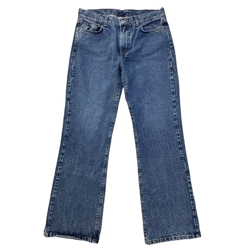 Vintage Lucky Brand Dungarees Plain Jane Flare Jeans 14/32 Blue Denim Cotton USA